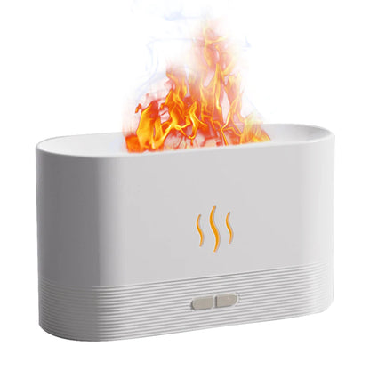 Flame Fire Humidifier Aromatherapy Diffuser Ultrasonic Aromatic Essences House Air Humidifier Home Bedroom Fragrance Diffusers