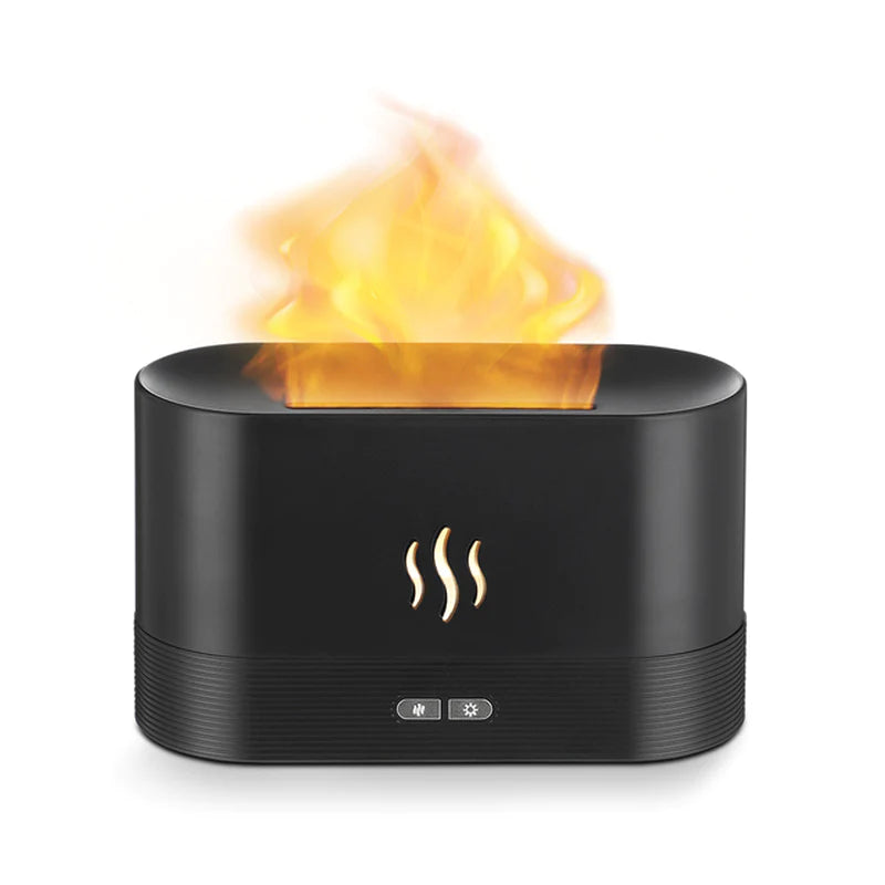 Flame Fire Humidifier Aromatherapy Diffuser Ultrasonic Aromatic Essences House Air Humidifier Home Bedroom Fragrance Diffusers